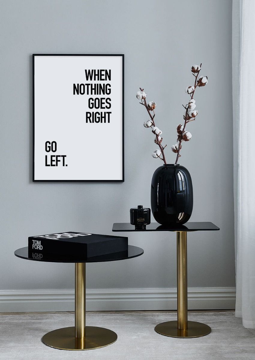 Gehe Links Poster