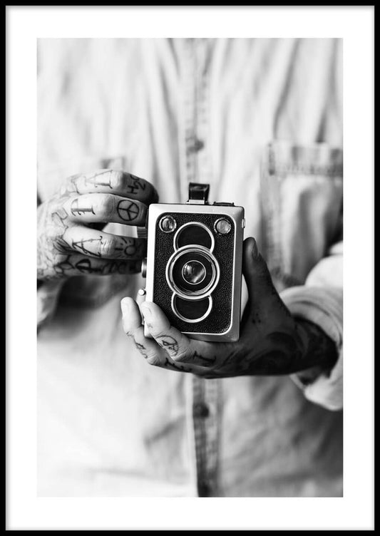 Vintage Camera No3 Poster