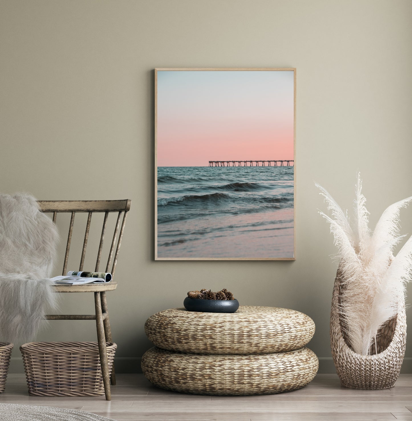 Pink Sunset Poster