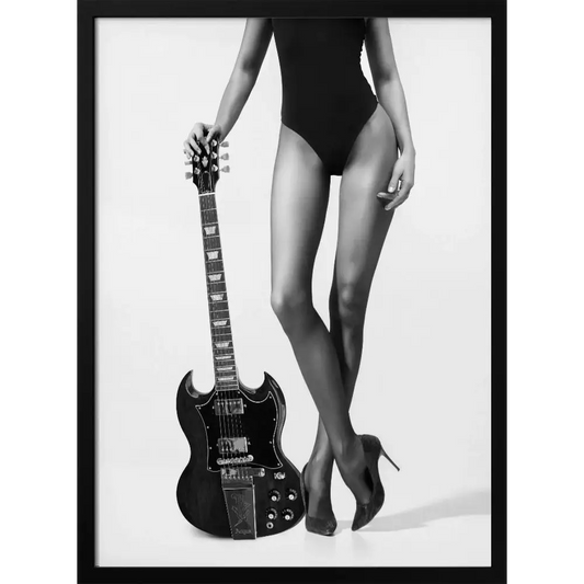 Lady And The Gibson Poster - 2420868