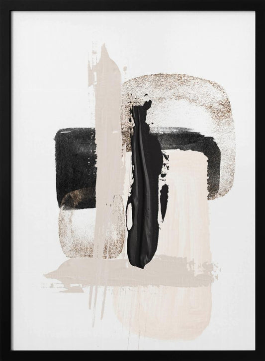 Cream Composition Poster